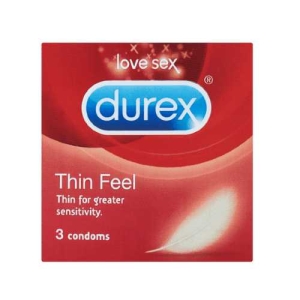 DUREX FEEL THIN X 3 CONDOMS