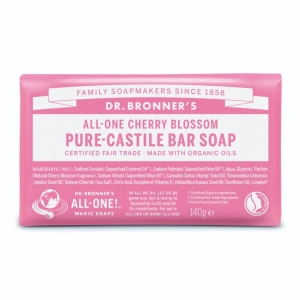 DR BRONNER'S CHERRY BLOSSOM BAR SOAP 140G