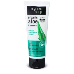 EUROBIO ORGANIC SHOP 2363E ALOE HAND & NAIL CREAM-GEL IRISH SPA 75ML