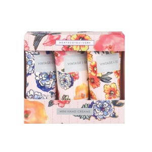 HEATHCOTE & IVORY FG3003 VINTAGE PAT MINI HAND CREAM X 3PACK
