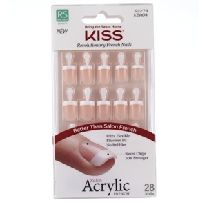 KISS NAILS FRENCH TIP X 28