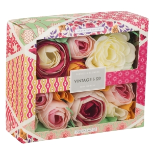 HEATHCOTE & IVORY VINTAGE FABRICS SOAP FLOWERS FG1822