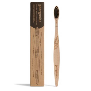 GEORGANICS NATURAL BEECH TOOTHBRUSH SOFT