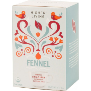 HIGHER LIVING FENNEL TEA X20 BAGS