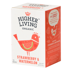 HIGHER LIVING STRAWBERRY & WATERMELON TEA