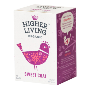 HIGHER LIVING SWEET CHAI TEA X 20 BAGS