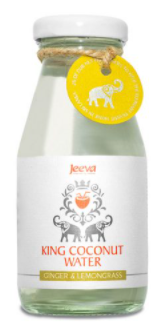 JEEVA KING COCONUT WATER GINGER & LEMONGRASS