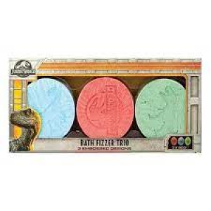JURASSIC WORLD JW4357A BATH FIZZER TRIO