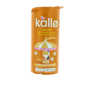 KALLO RICE&CORN CAKES CARAMEL