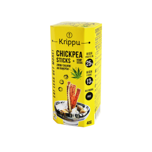 KRIPPU CHICKPEA STICKS HEMP SEEDS 40G
