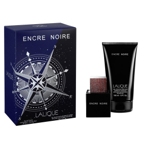 LALIQUE ENCRE NOIRE GIFT SET EAU DE TOILETTE 50ML + SHOWER GEL 150ML