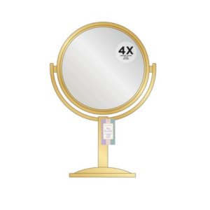 POSH + POP F90407-30649 TWO SIDED VANITY MIRROR GOLD