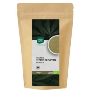 GOOD EARTH ORGANIC HEMP PROTEIN POWDER 200G