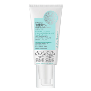 NATURA SIBERICA 8802E ORGANIC CERTIFIED INVIGORATING FACE DAY & NIGHT CREAM FOR DRY & DULL SKIN, 50 ML