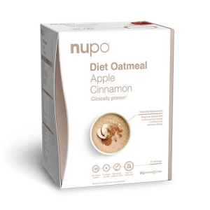 NUPO APPLE CINNAMON DIET OATMEAL X 12 SERVINGS