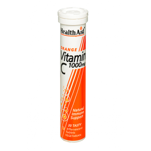 HEALTH AID VIT C EFFERVESCENCE ORANGE
