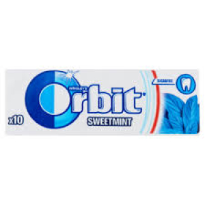 ORBIT SUGAR FREE SWEET MINT CHEWING GUM