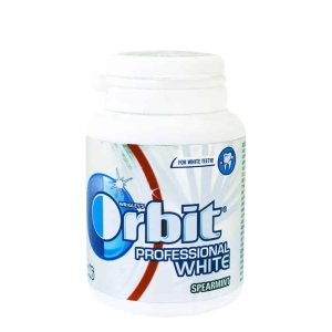 ORBIT PROFESSIONAL WHITE SPEARMINT CHEWING GUM X46