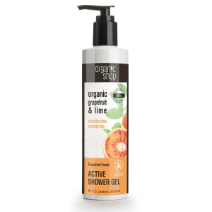 ORGANIC SHOP 1489E ACTIVE INVIGORATING SHOWER GEL GRAPEFRUIT AND LIME 280ML