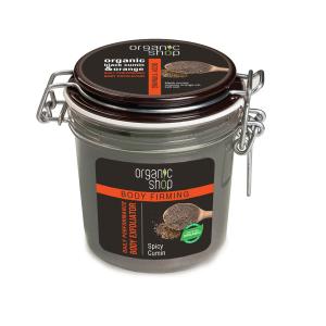 EUROBIO ORGANIC SHOP 2301E DAILY PERFORMANCE BODY EXFOLIATOR SPICY CUMIN 350ML