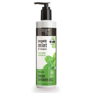 EUROBIO ORGANIC SHOP 1526E FRESH SHOWER GEL MINTY RAIN 280ML