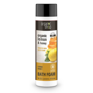 EUROBIO ORGANIC SHOP 1663E SMOOTH SKIN BATH FOAM LEMON HONEY 500ML
