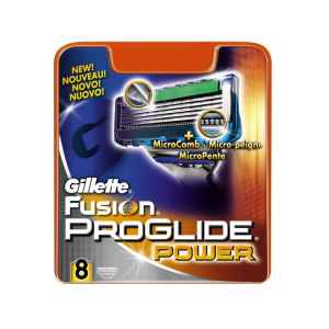 GILLETTE FUSION PROGLIDE POWER X 8