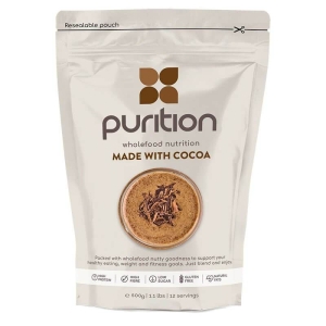 PURITION WHOLEFOOD PROTEIN SHAKE CHOCOLATE 500