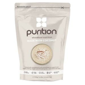 PURITION WHOLEFOOD PROTEIN SHAKE COCONUT 500G