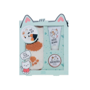 SOURCE BALANCE 83.0187.00 KITTY SOCKS GIFT SET