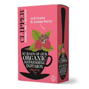 CLIPPER ORGANIC TEA RED FRUITD & ARONIA BERRY