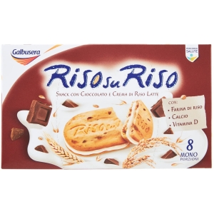 RISO SU RISO SNACK CON CIOCCOLATO E CREMA