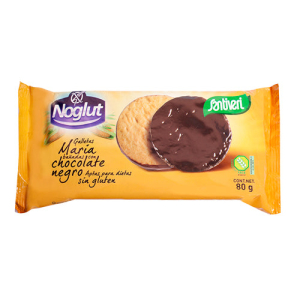 SANTIVERI NOGLUT MARIA BISCUITS DARK CHOCOLATE 90G