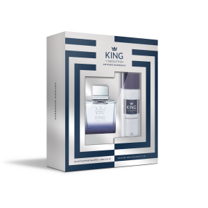 ANTONIO BANDERAS KING OF SEDUCTION GIFT SET EAU DE TOILETTE 100ML + DEODORANT SPRAY 150ML