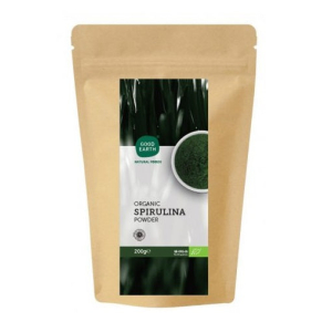 GOOD EARTH ORGANIC SPIRULINA POWDER RAW 200G