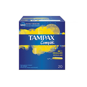 TAMPAX COMPACT REGULAR X20