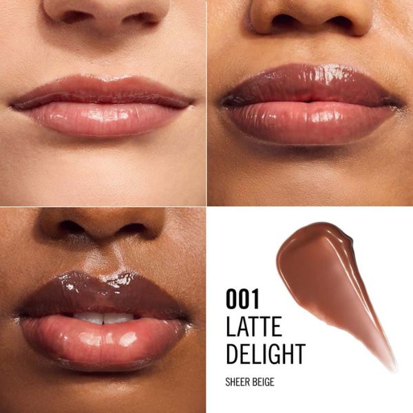 RIMMEL LIPS OH MY GLOSS BUTTER ME UP 01 LATTE DELIGHT - Image 2
