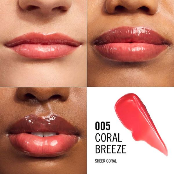 RIMMEL LIPS OH MY GLOSS BUTTER ME UP 05 CORAL BREEZE - Image 2