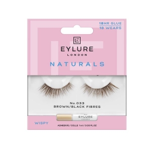 EYLURE FALSE LASHES NATURALS 033 BROWN-BLACK