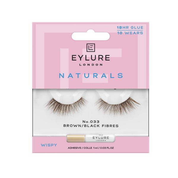 EYLURE FALSE LASHES NATURALS 033 BROWN-BLACK