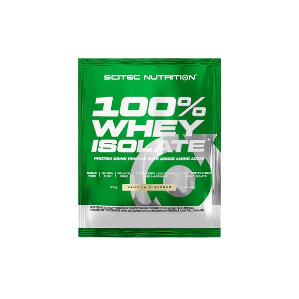 SCITEC NUTRITION WHEY ISOLATE VANILLA FLAVORED 25G