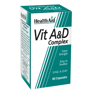 HEALTH AID VITAMIN A &D COMPLEX X 60 CAPSULES