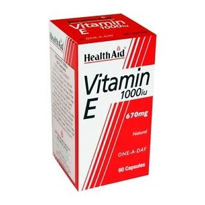 HEALTH AID VITAMIN E 1000 60 CAPS