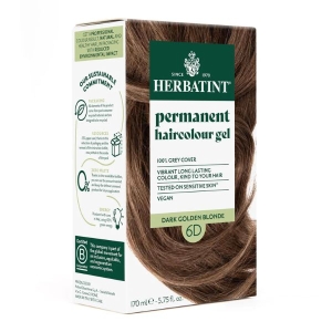 HERBATINT PERMANENT HAIR COLOUR GEL DARK GOLDEN BLONDE 6D