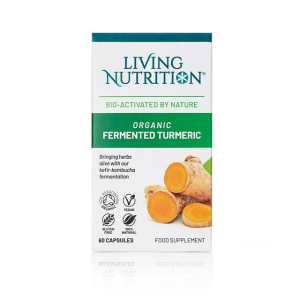 LIVING NUTRITION ORGANIC FERMENTED TURMERIC X60 CAPS