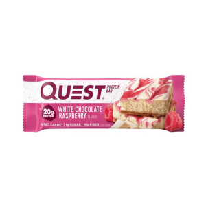 QUEST BAR WHITE CHOCOLATE RASBERRY