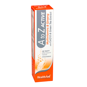 HEALTH AID A TO Z ACTIVE MULTIVITAMINS & GINGER