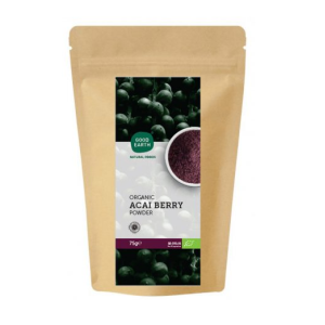 GOOD EARTH ORGANIC ACAI BERRY POWDER 75G