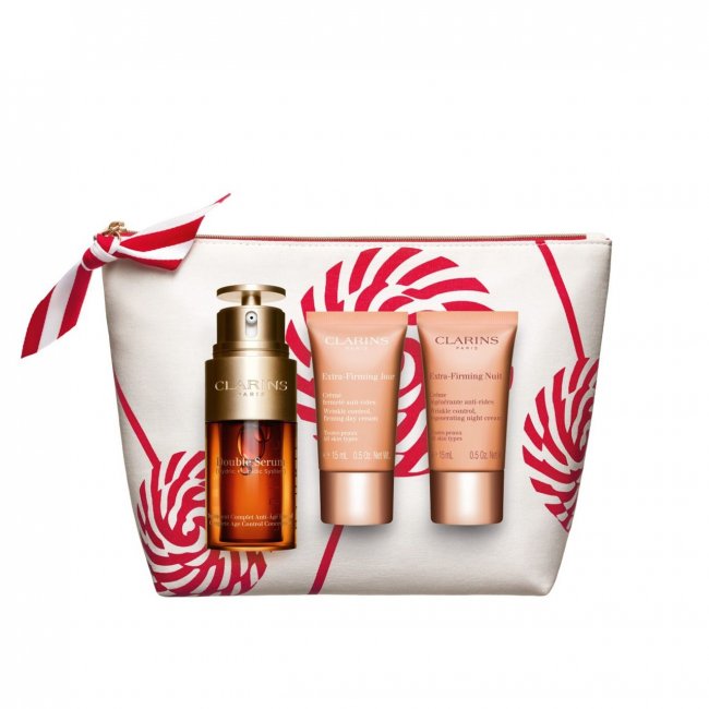 CLARINS DOUBLE SERUM & EXTRA FIRMING GIFT PACK