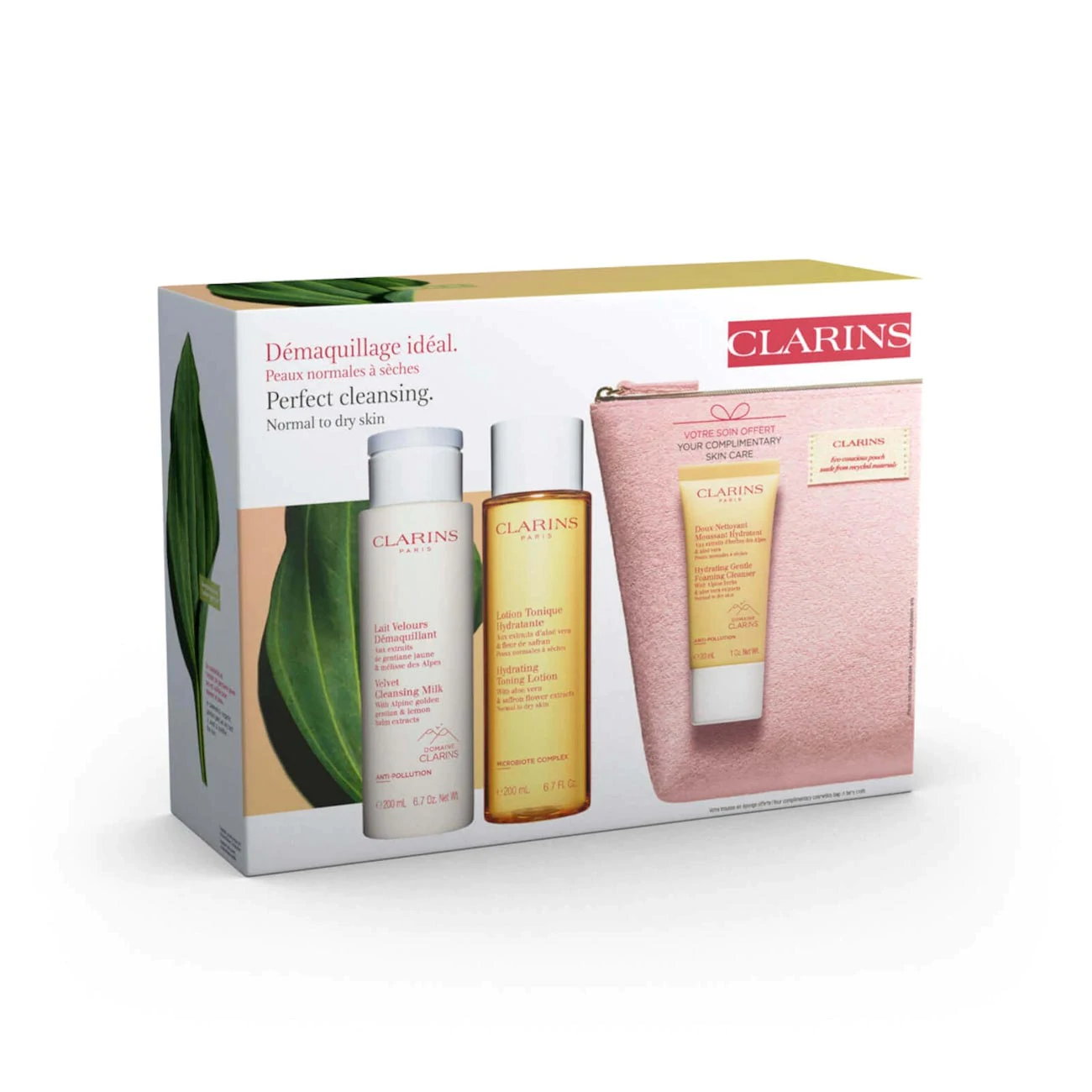 CLARINS CLEANSING ESSENTIALS GIFT SET
